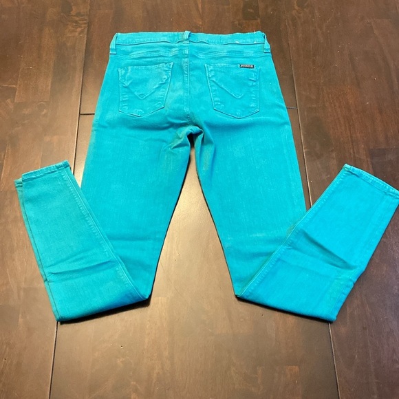Hudson Nico Super Skinny Jeans in Marine (Teal) - Size 28X28 👖 - Picture 10 of 14